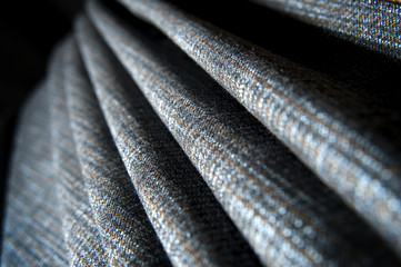 fabrics for sewing on the table