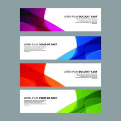 Fototapeta premium Vector Abstract design banner web template