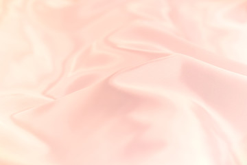 Obraz premium Soft focus of pastel color silk fabricl background texture.