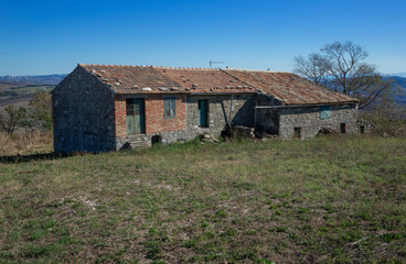 Roseto Valfortore. Apulia Italy. Abandoned farmhouse