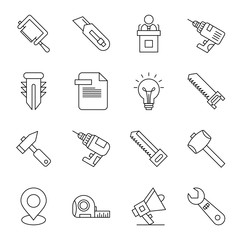 Set of Universal Pixel Perfect Icons