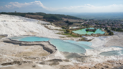 Obraz premium Thermal springs of Pamukkale, Turkey