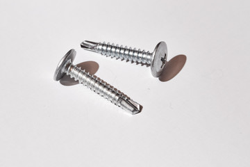 Self tapping screw threaded rod hardened cement steel