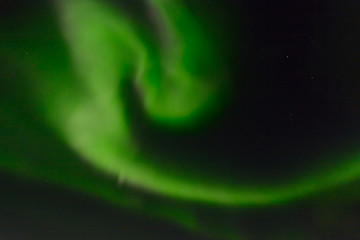 Aurora at night in the sky in the north.