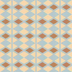Seamless geometric pattern with rhombus