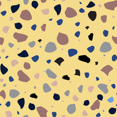 Seamless pattern with texture of marble chips