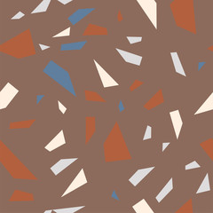 Seamless pattern with texture of marble chips