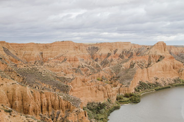 Sedimentaty formations in Tagus river basin