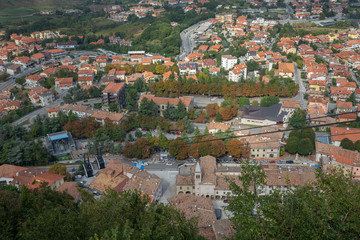 Fototapeta na wymiar San Marino.Panoramic view