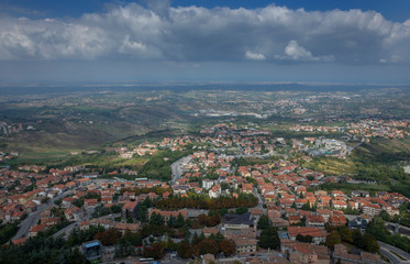 Fototapeta na wymiar San Marino. Panoramic view