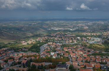 San Marino. Panoramic view
