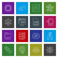 User interface Icon set for web and mobile applications