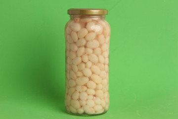jar of dried dried beans