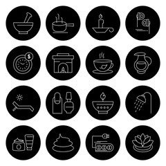 16 User interface Icon set for web and mobile applications
