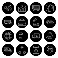 Set Of Universal Icons For Mobile Application and websites
