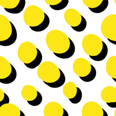 Vector seamless pattern with geometric brush strokes elements. Memphis geometric outline trendy modern style. 