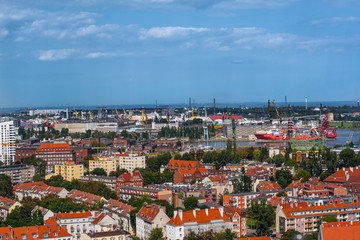 Shipyard district in Gdansk