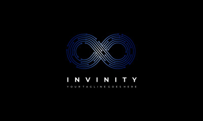 Infinite Line Logo - Infinity vector