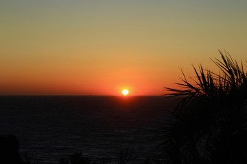 南伊豆　あいあい岬の夕陽