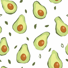 Vector seamless pattern with geometric brush strokes elements. Memphis geometric outline trendy modern style. 