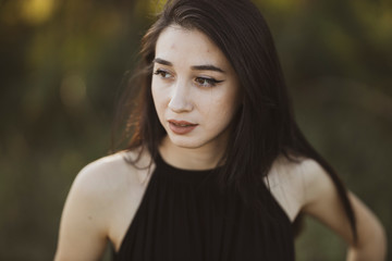 portrait of a beautiful young girl