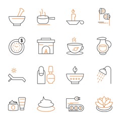 16 User interface Icon set for web and mobile applications