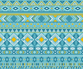 American indian pattern tribal ethnic motifs geometric vector background.