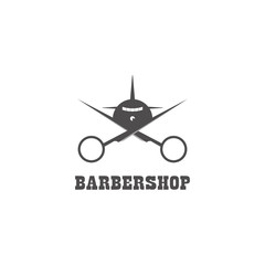 Barbershop logo isolated vector image