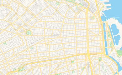 Printable street map of Balvanera, Argentina