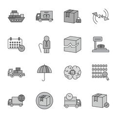 Set of Universal Pixel Perfect Icons