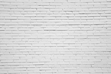 Old white brick wall background