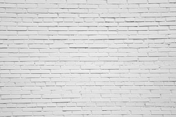 Old white brick wall background