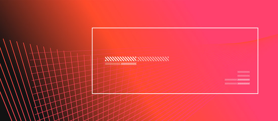 Wave lines with blend effect on fluid gradient, abstract background colorful liquid poster. Vector Illustration For Wallpaper, Banner, Background, Card, Book Illustration, landing page