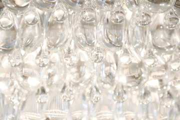 Pure Neutral Glass Water Drips