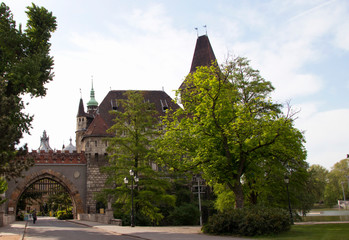 Obraz premium Vajdahunyad Castle in Budapest. Hungary. 