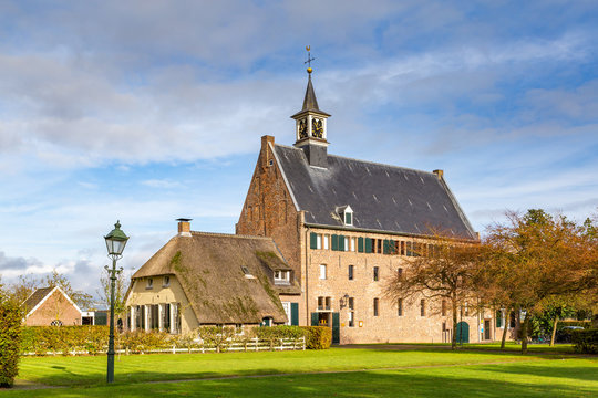 Church and former centre of Modern Devotion movement and Monastery brewery in Windesheim, OVerijssel in the Netherlands