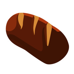 Bread realistic vector illustration isolated