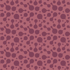 Abstract repeating drops. Vector spotty seamless pattern.