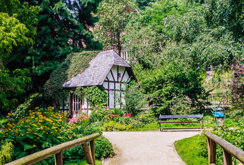 Fototapeta na wymiar Literatur Haus, Alter Botanische Garten, Old Botanical Garden, Schleswig-Holstein, Kiel, Germany, Europe
