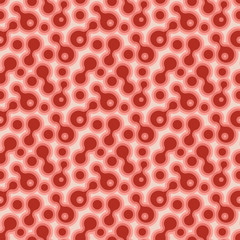 Abstract repeating drops. Vector spotty seamless pattern.