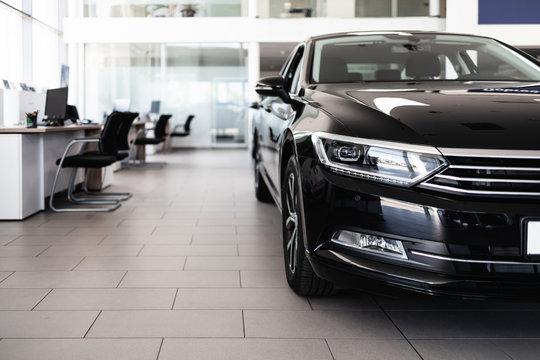 New And Modern Car Showroom Interior