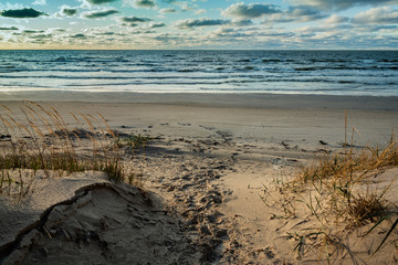Coastline of Baltic sea.