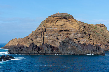 Fototapeta na wymiar The cliffs at Porto Moniz