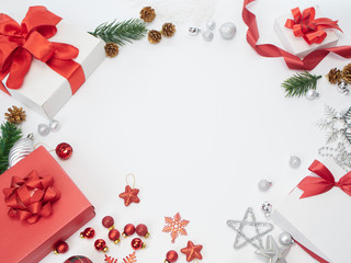 Festive New Year on white background