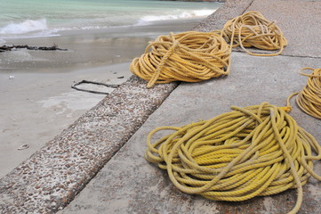 Yellow ropes