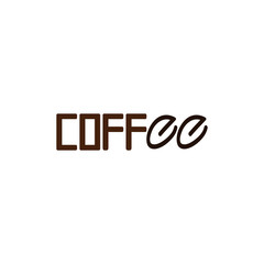 Coffee isolated vector logo. Element for cafe, menu, shop, stamp