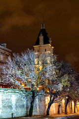 La conciergerie à Paris la nuit