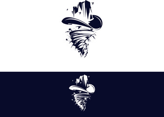 Huricanne logo template