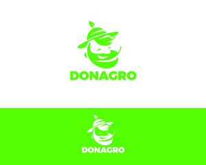 Eco farm logo company template 