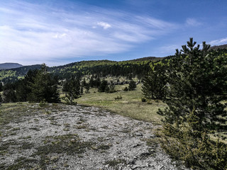landscape in the mountains